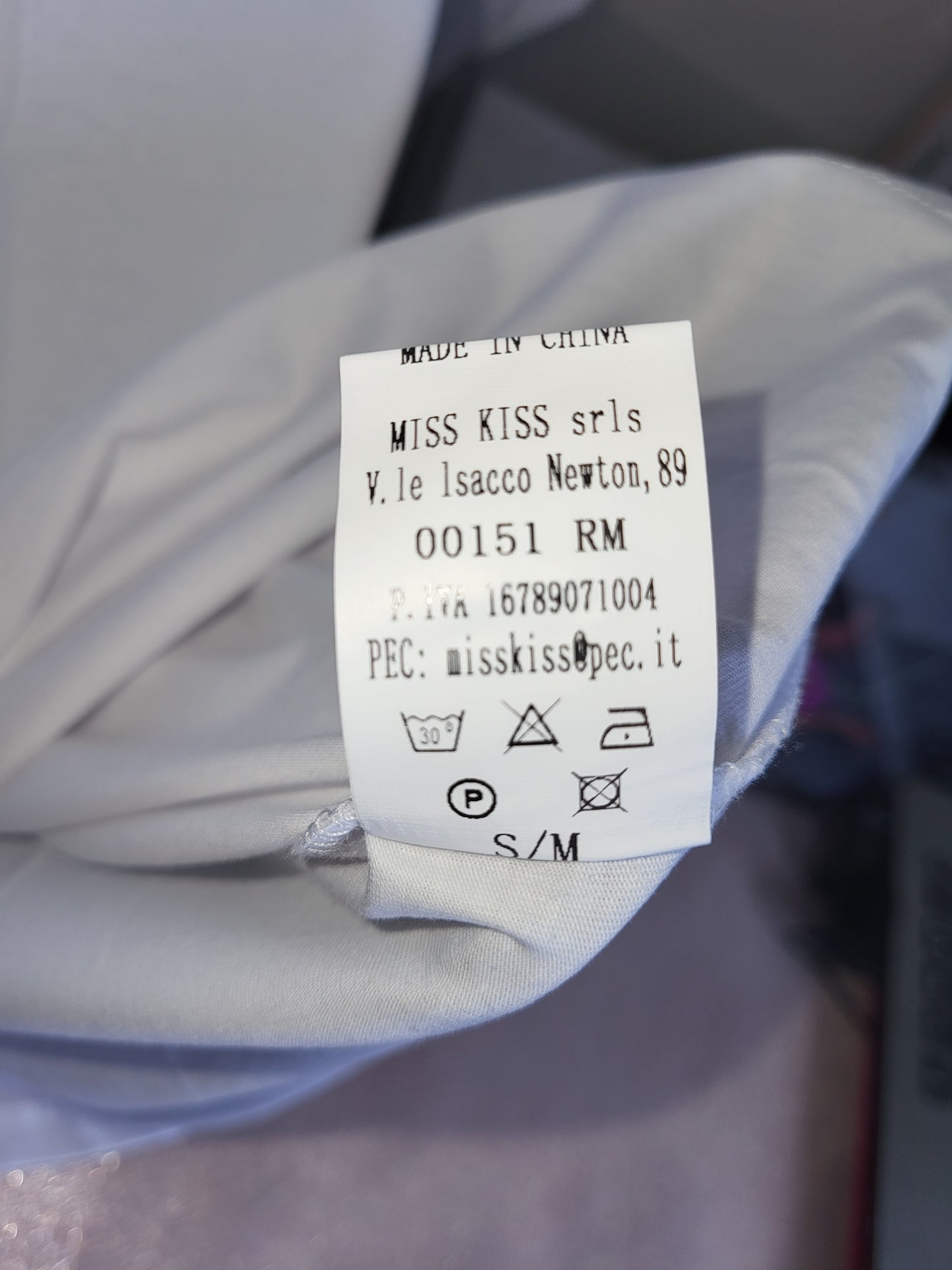 T-Shirt mit Schrift Rock von Miss Kiss