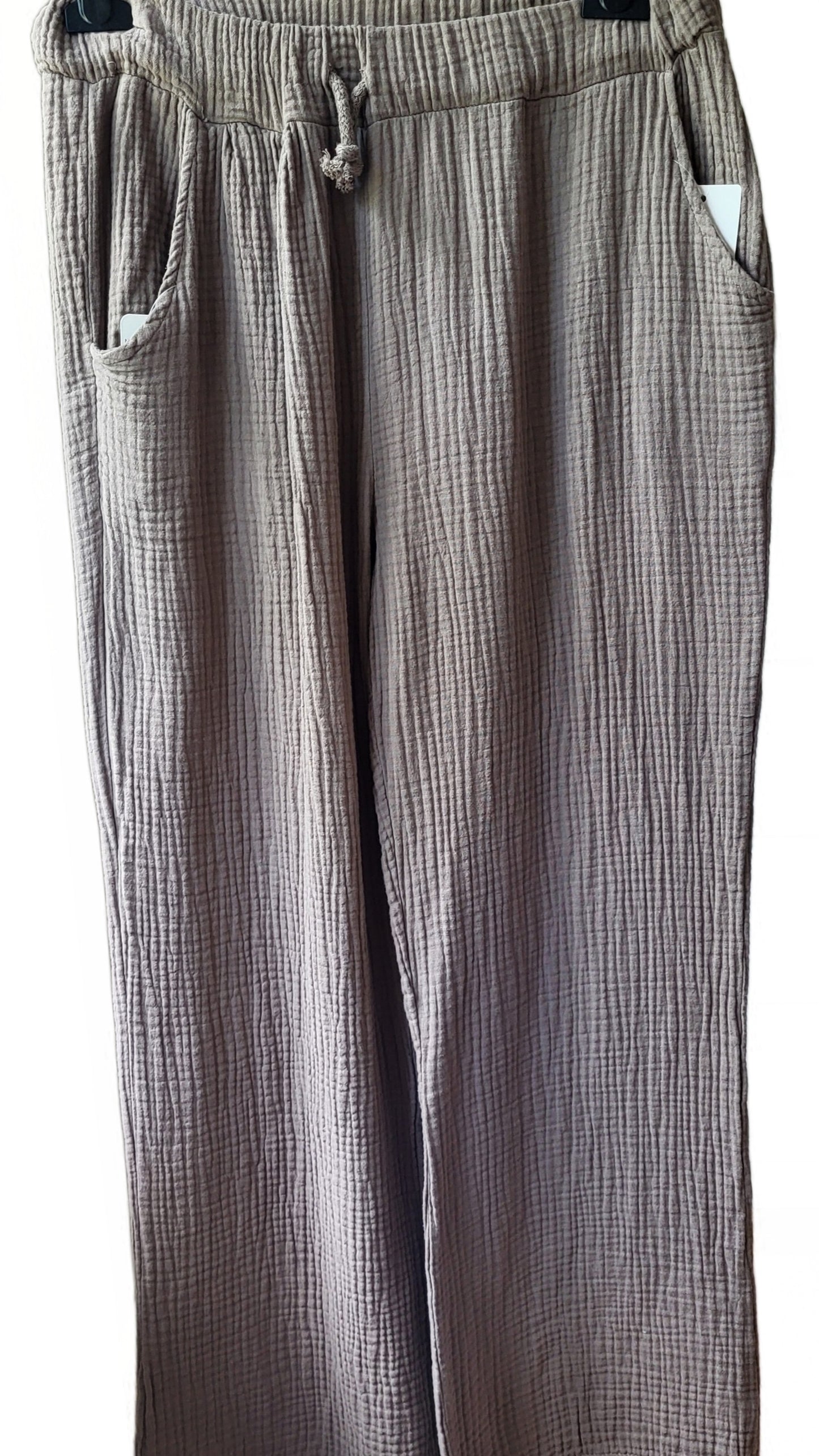 BASIC Musselin Hose in verschiedenen Farben Made in Italy