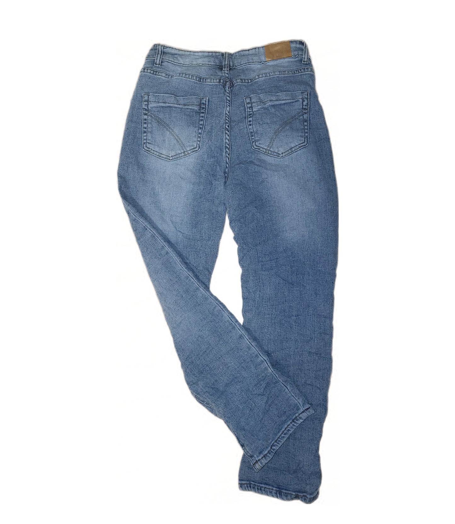 Jeans Jogpants mit dekorativen Knöpfen
