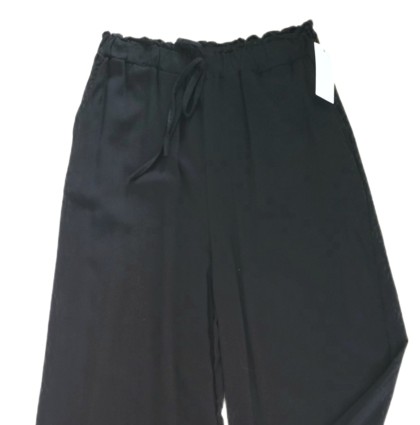 Sommer Viskose Hose gerades Bein Italy Mode