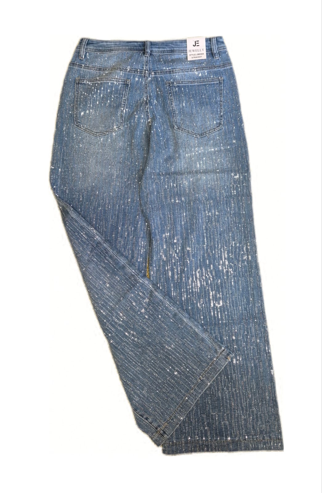 Blingbling Jeanshose wide legs