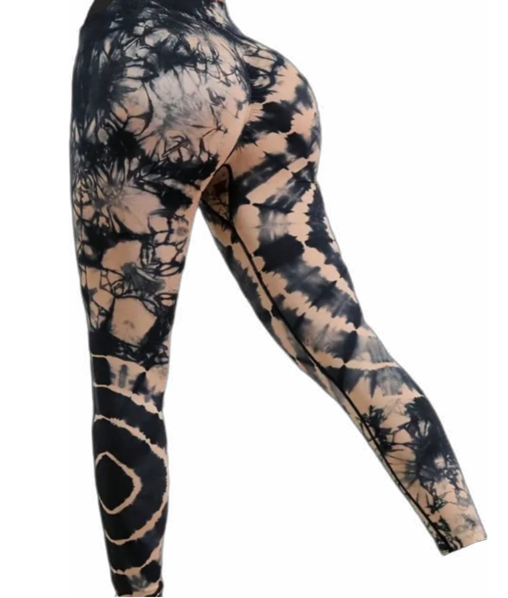 Sport und Freizeit Leggings Batikoptik