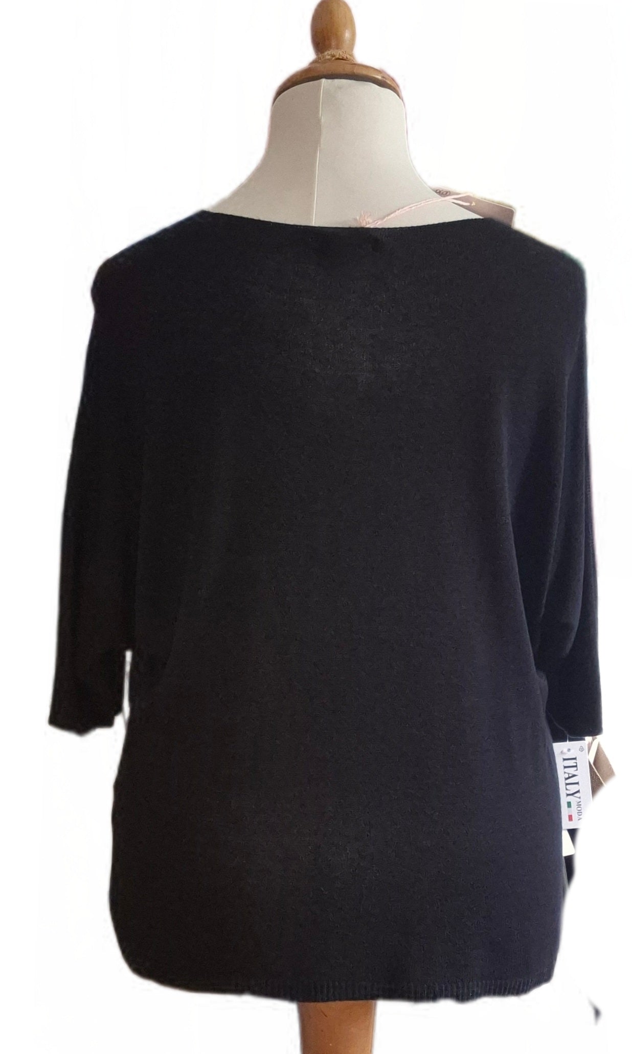 Basic Pullover Kurzarm V-Ausschnitt