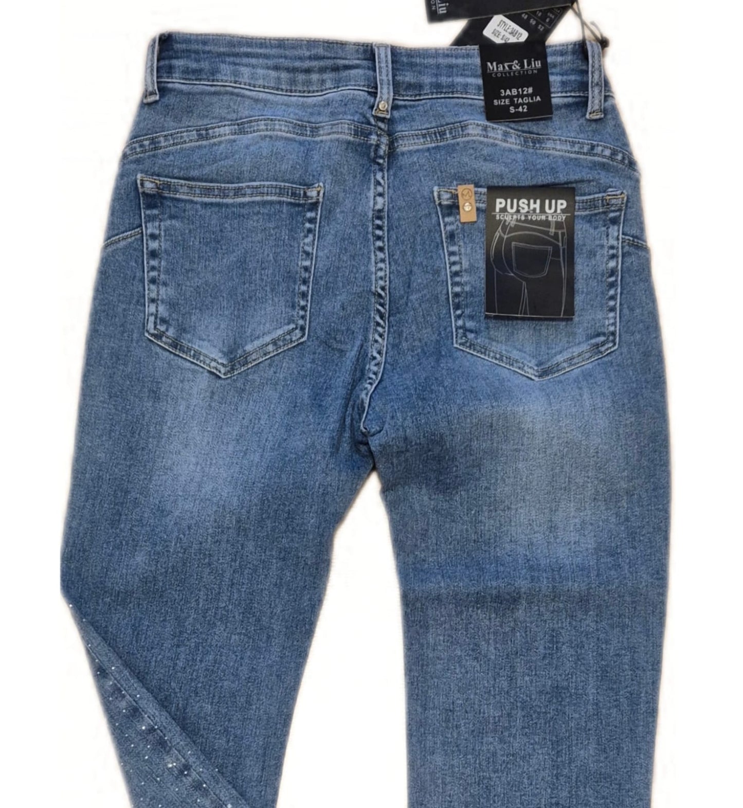 Jeans Hose Blingbling mit Push Up Efekt