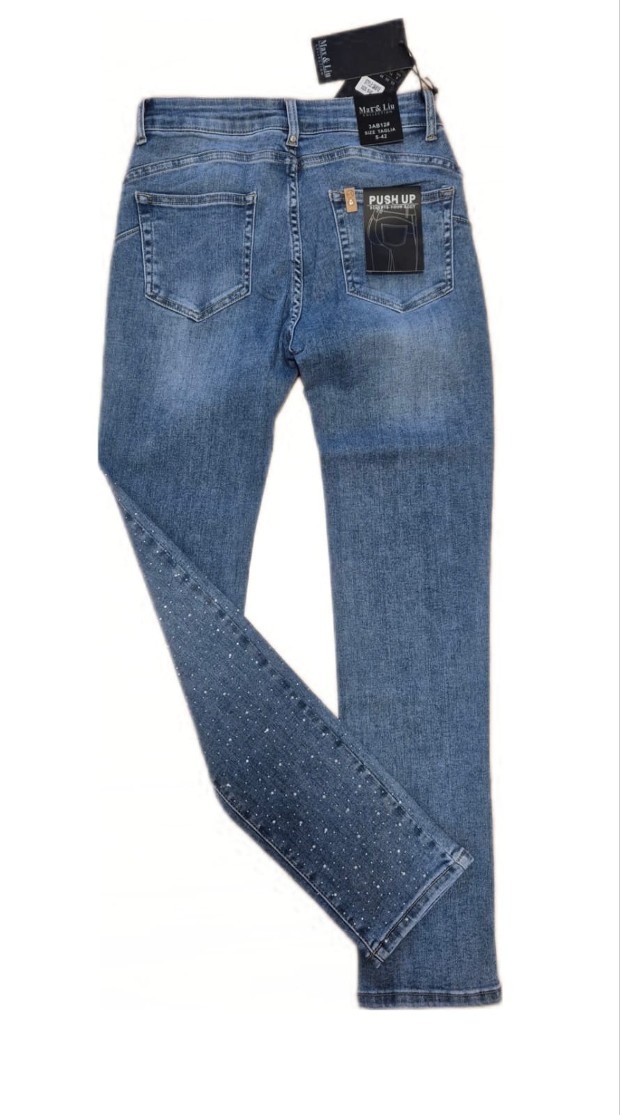 Jeans Hose Blingbling mit Push Up Efekt