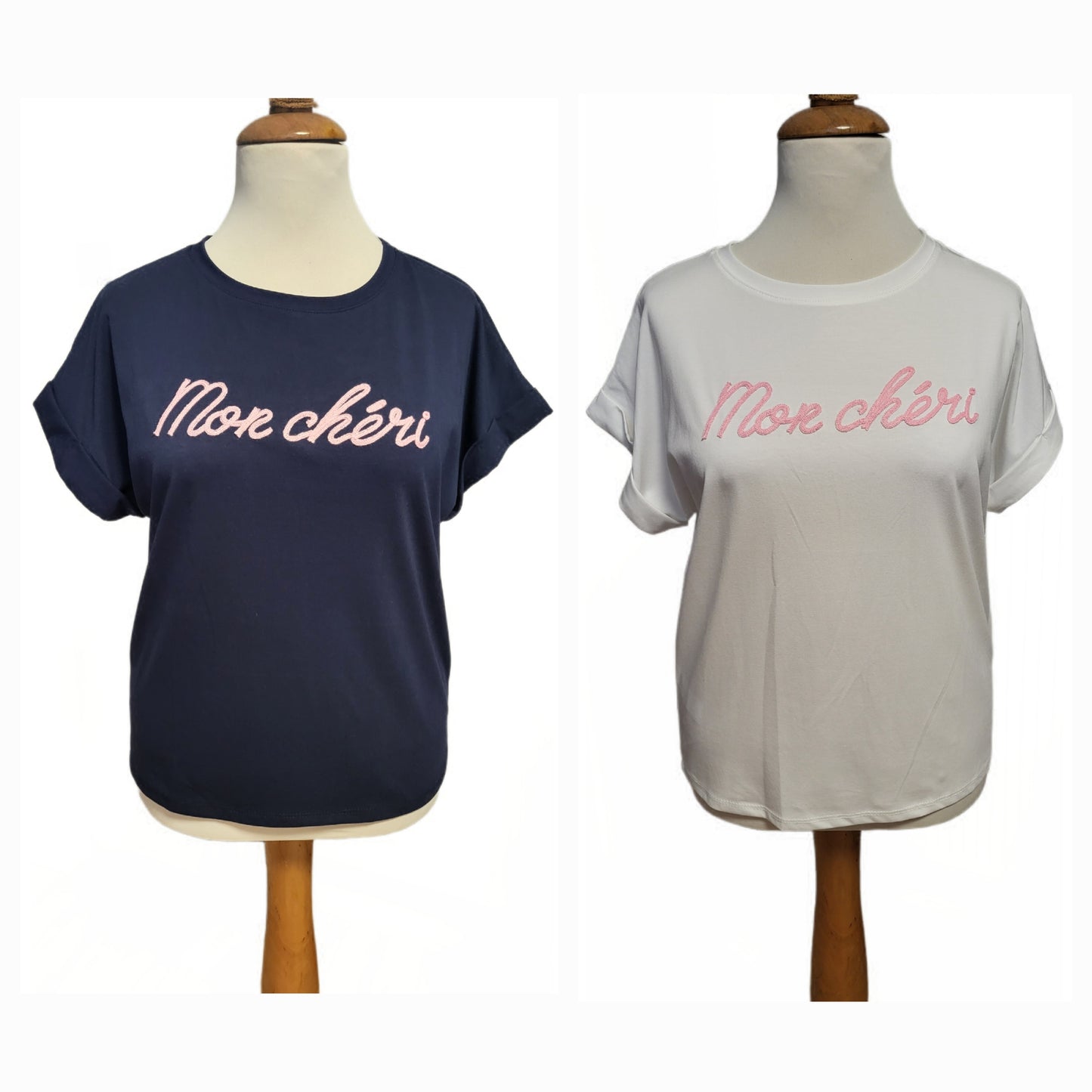 T-Shirt Mon cheri in verschiedenen Farben