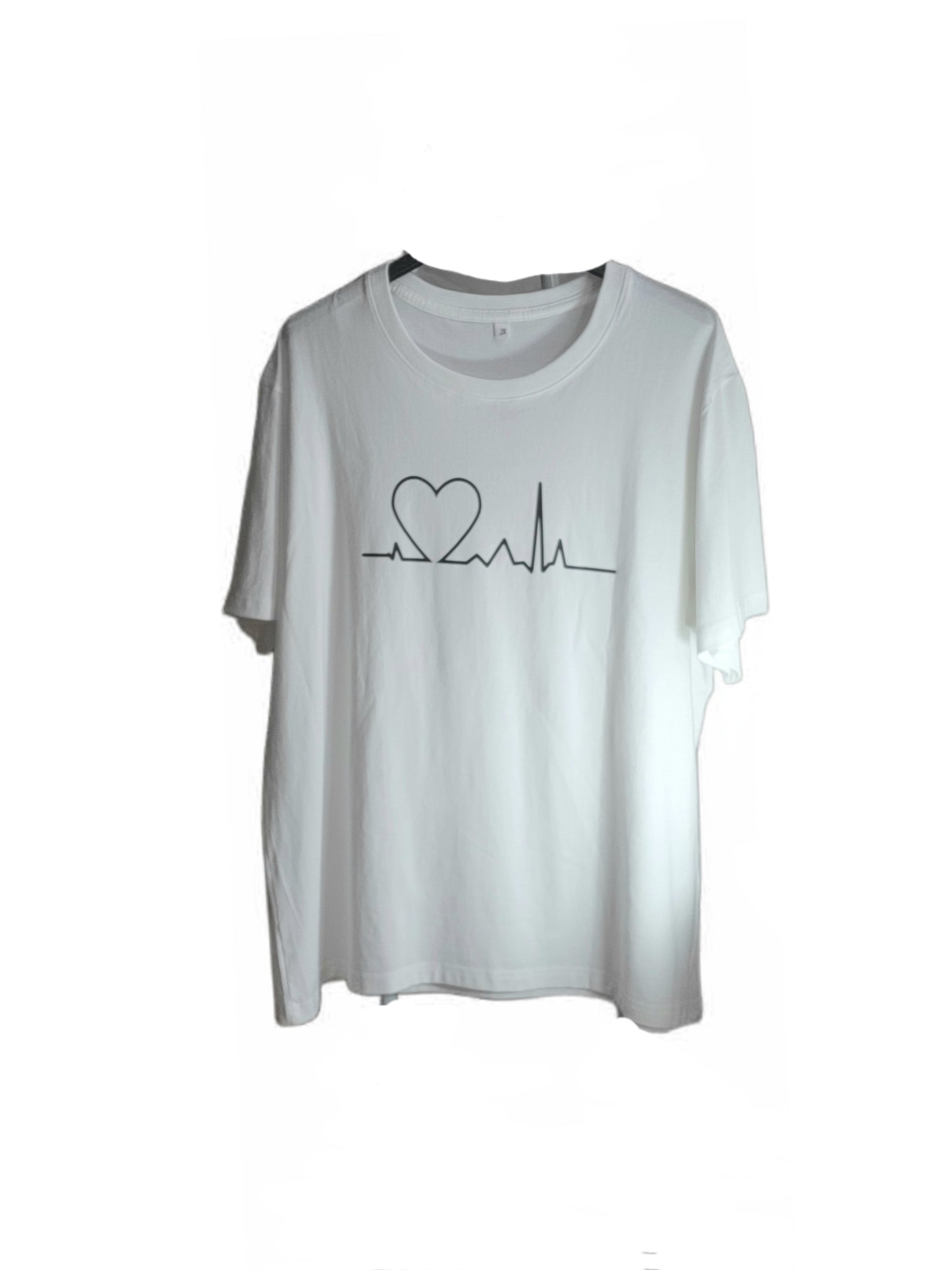 Oversize T-Shirt Herzschlag EKG