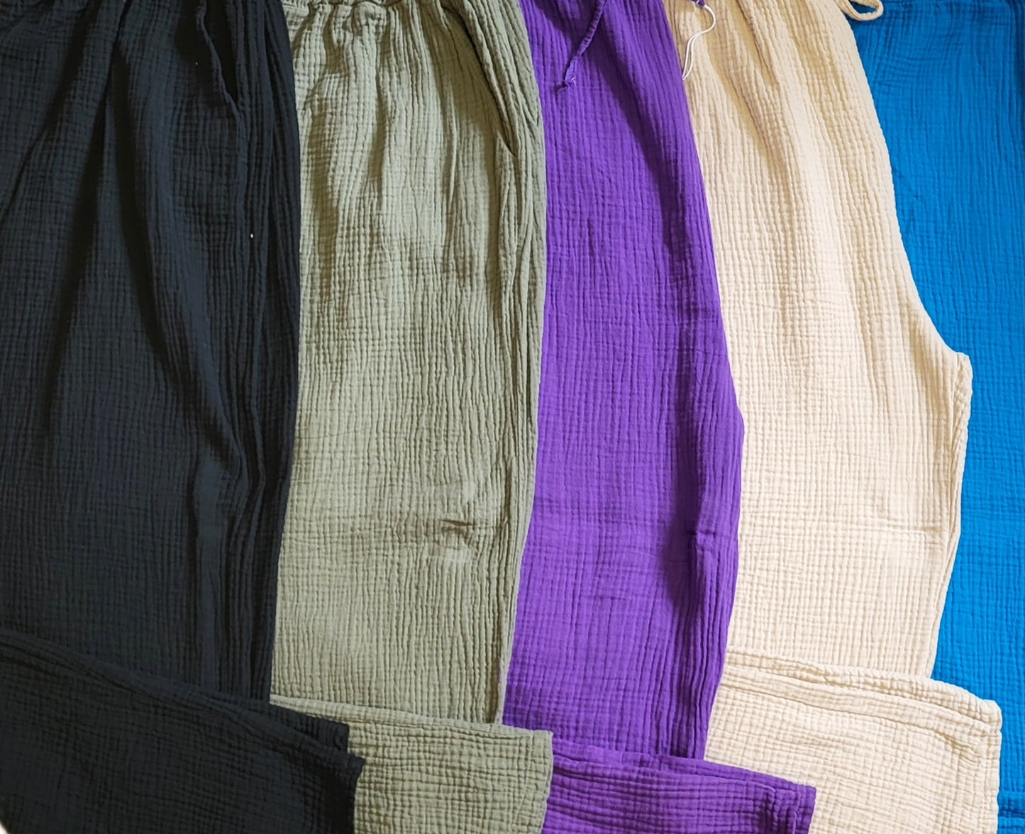Musselin Hose Curvy in verschiedenen Farben