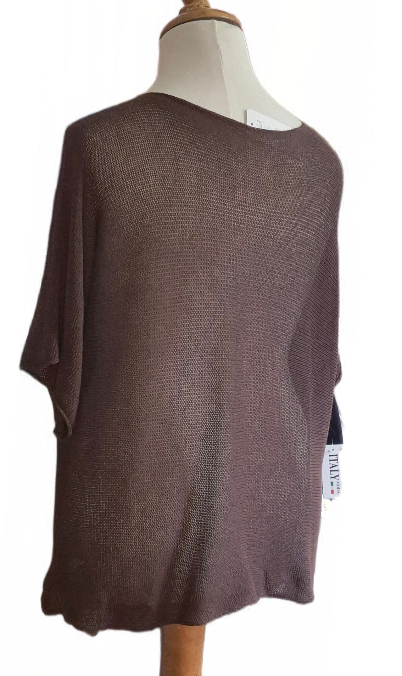 Basic Pullover Kurzarm Rund-Halsausschnitt