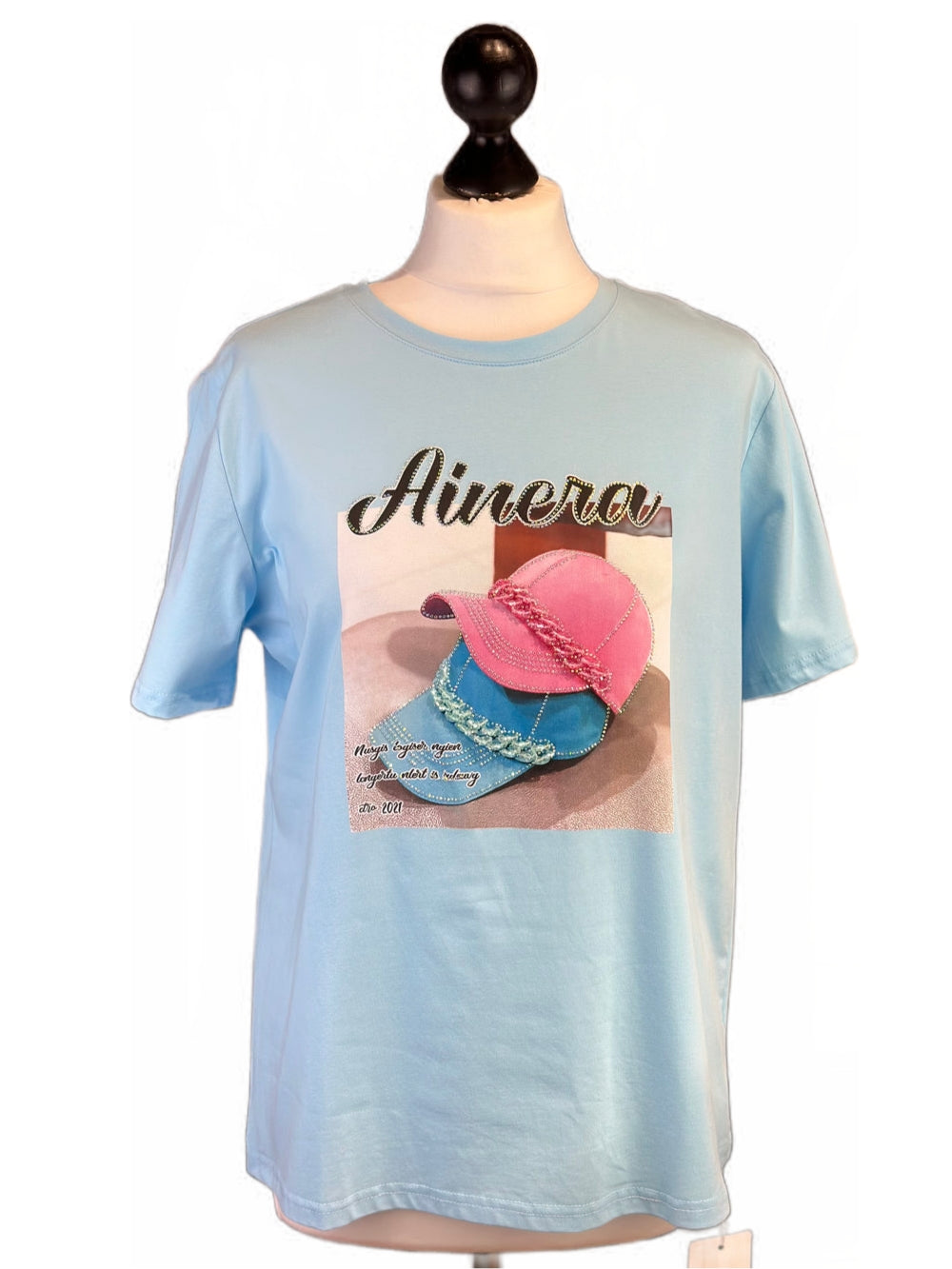 T-Shirt Basecap Ainera von Rose Mode
