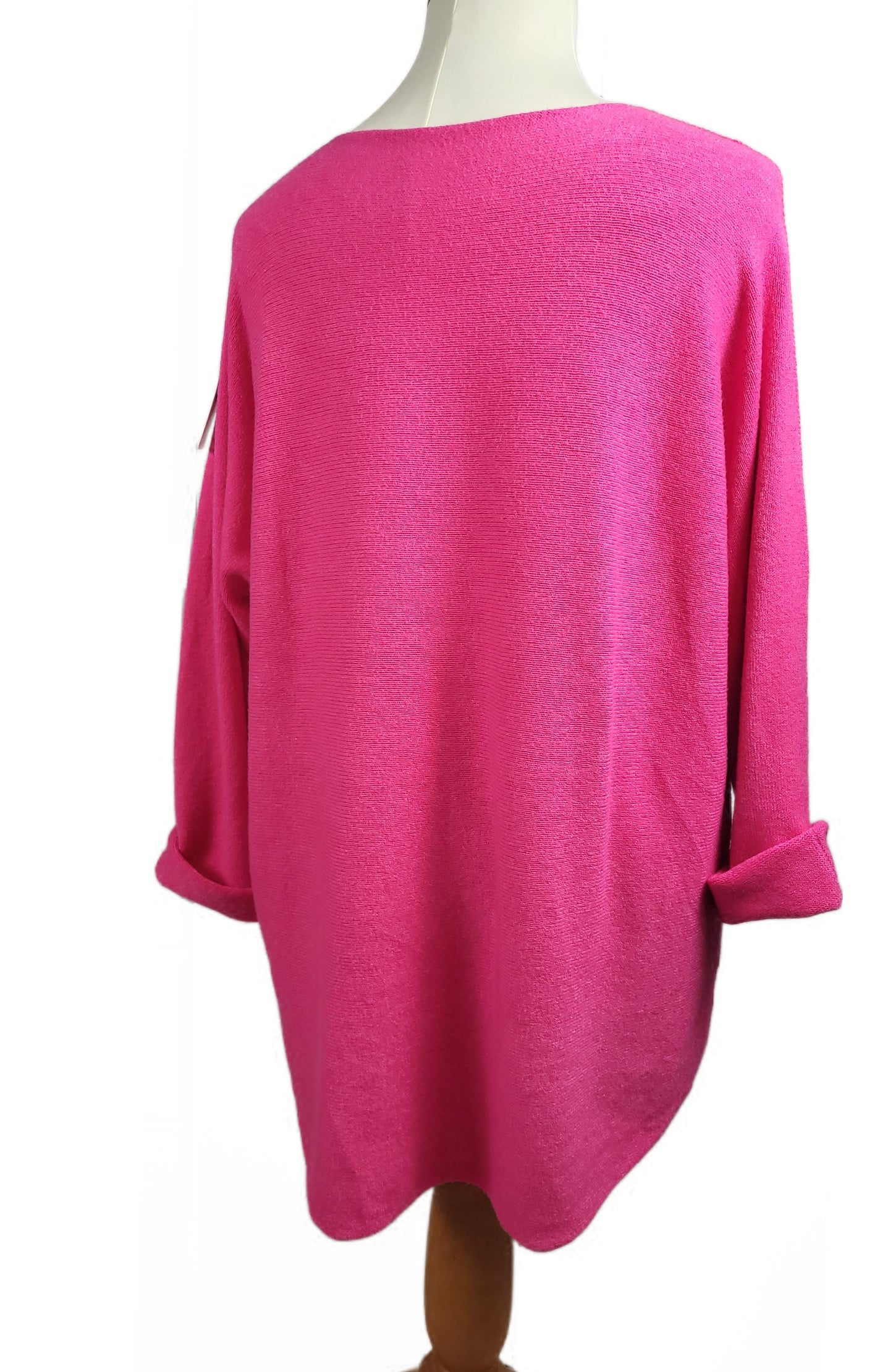 Curvy Basic Pullover V-Ausschnitt