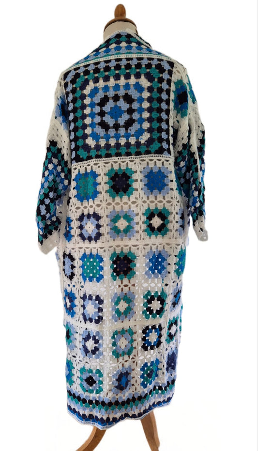 Häkel Cardigan lang