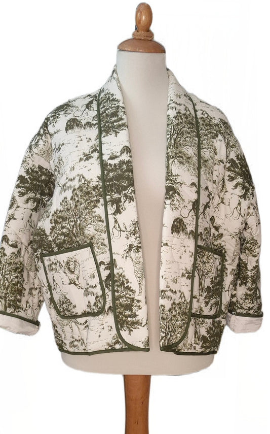 Leichte übergangs Steppjacke mit Taschen