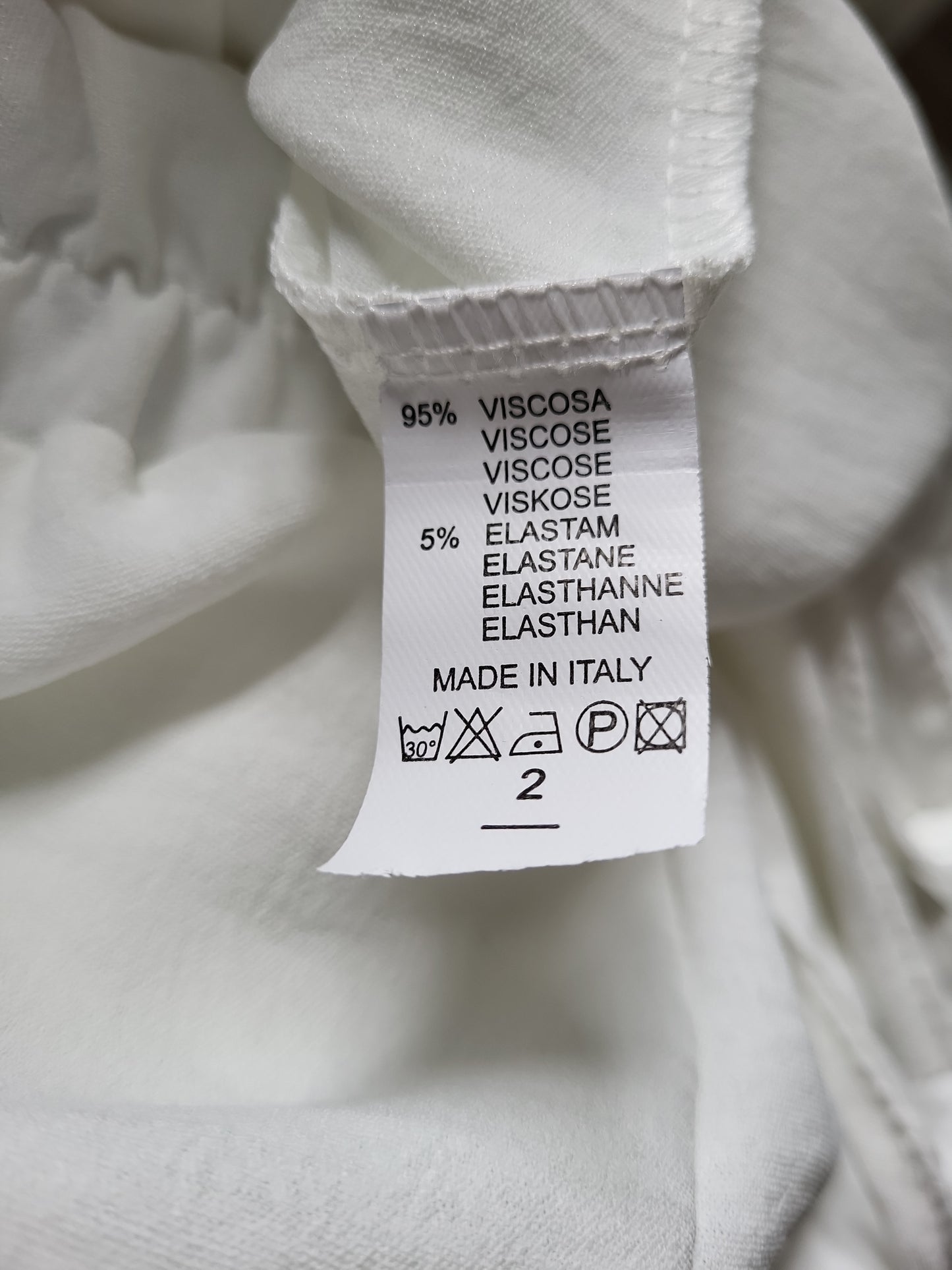 Italy Mode weite leichte Hose gerades Bein