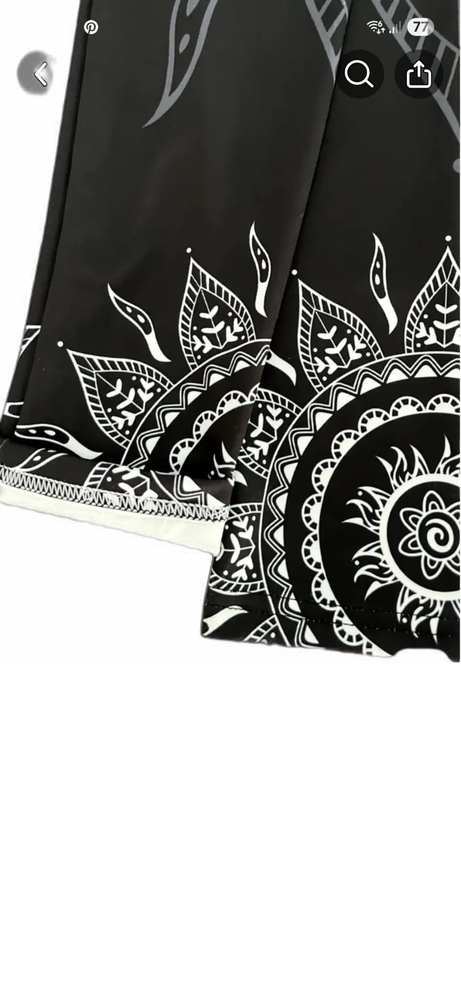 Sport und Freizeit Leggings mit Blumenmuster