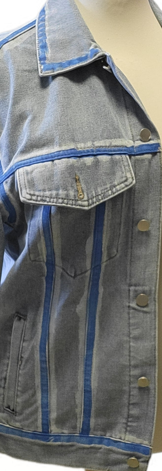 Desingner Jeansjacke Oversize