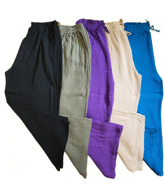 Musselin Hose Curvy in  verschiedenen Farben