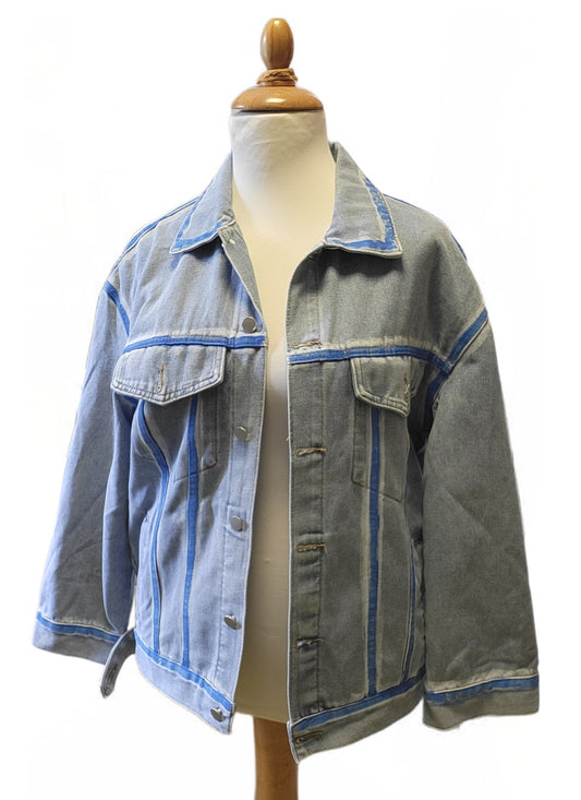 Desingner Jeansjacke Oversize