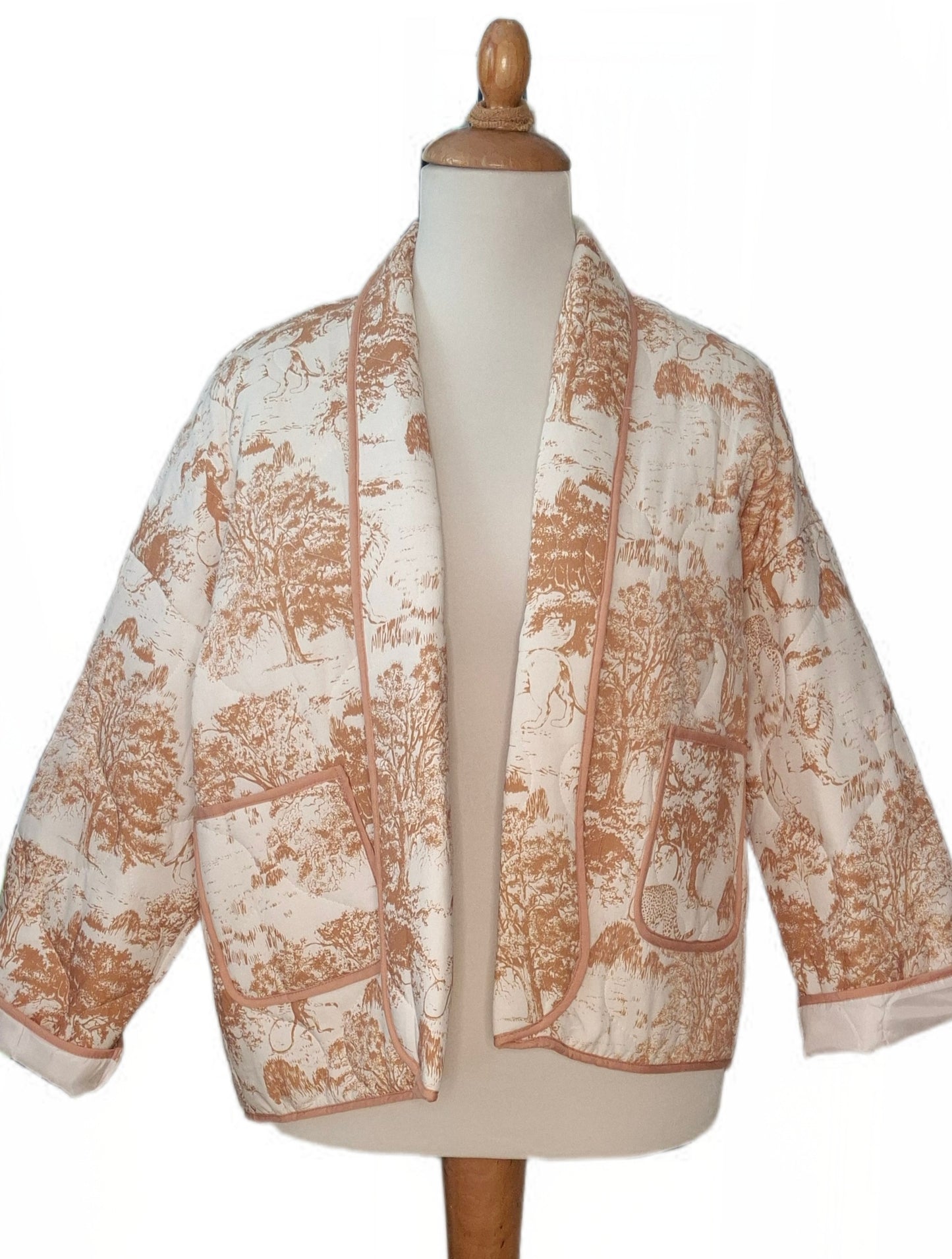 Leichte übergangs Steppjacke mit Taschen