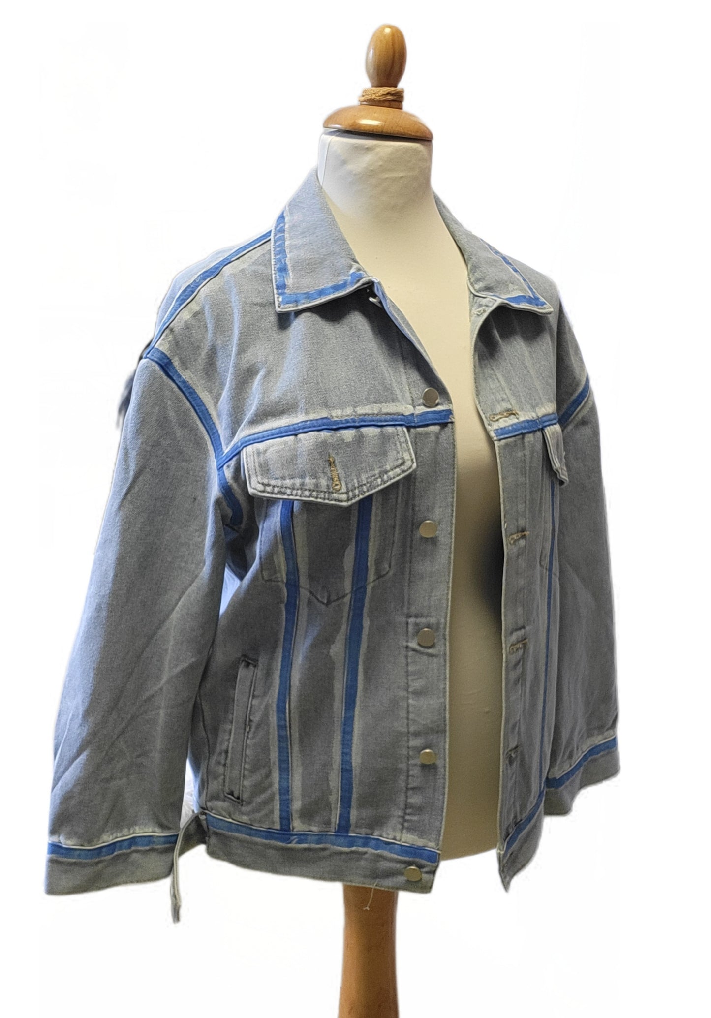 Desingner Jeansjacke Oversize
