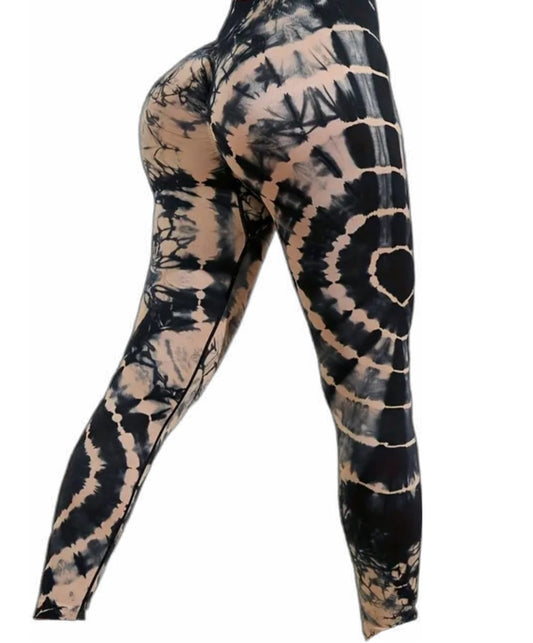 Sport und Freizeit Leggings Batikoptik