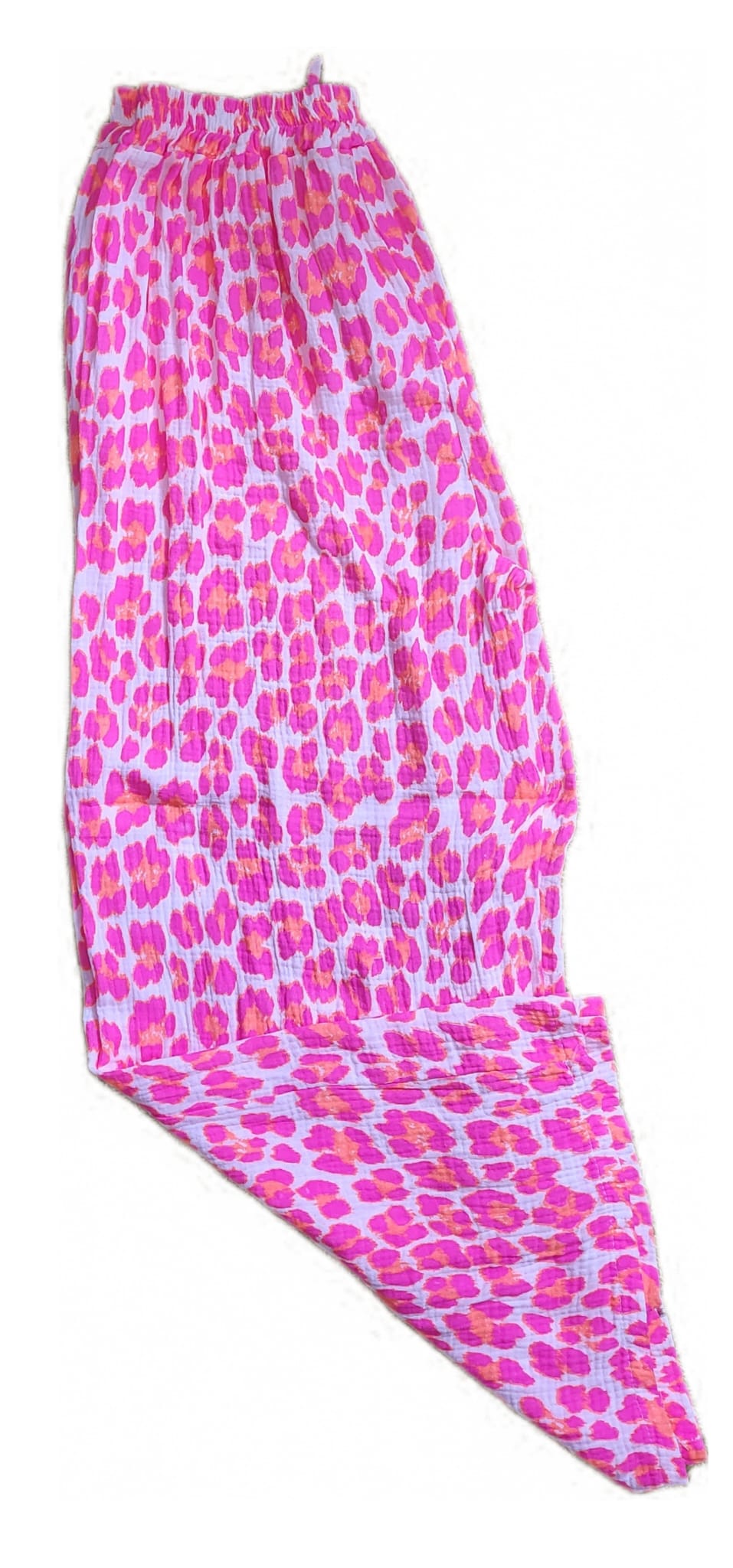 Musselin Hose Pink Leo auch für Curvy