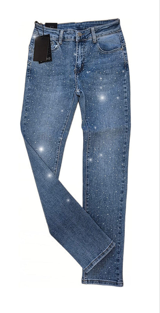 Jeans Hose Blingbling mit Push Up Efekt