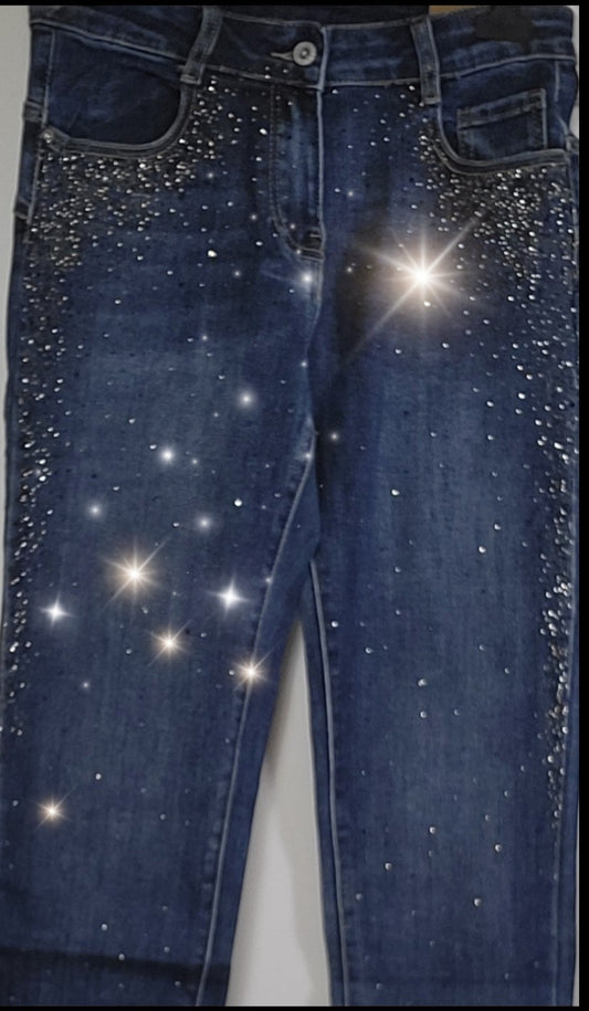 Push Up Premium Jeans Glitzer